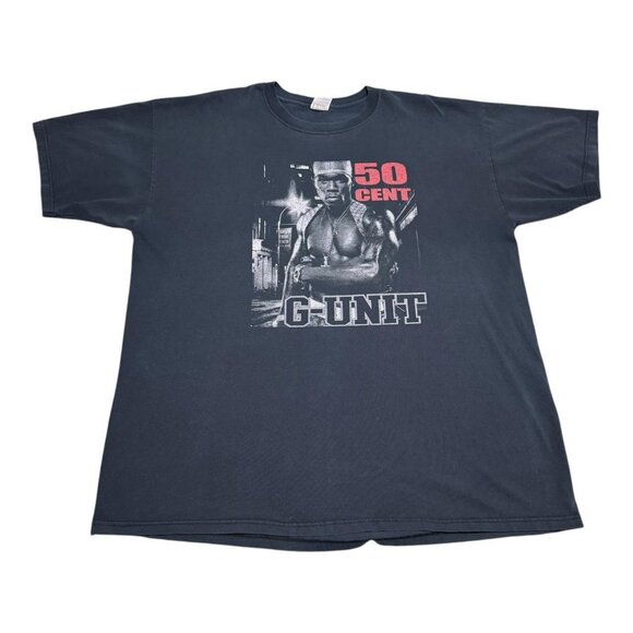 Vintage 2000s Anvil 50 Cent G-Unit Rap Shirt Adult 2XL - Picture 1 of 8
